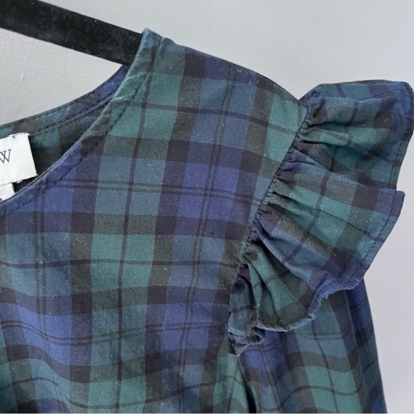 J. CREW Plaid Ruffle Top - Picture 6 of 10